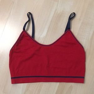 Cute Nautica Ribbed Lounge White Bra